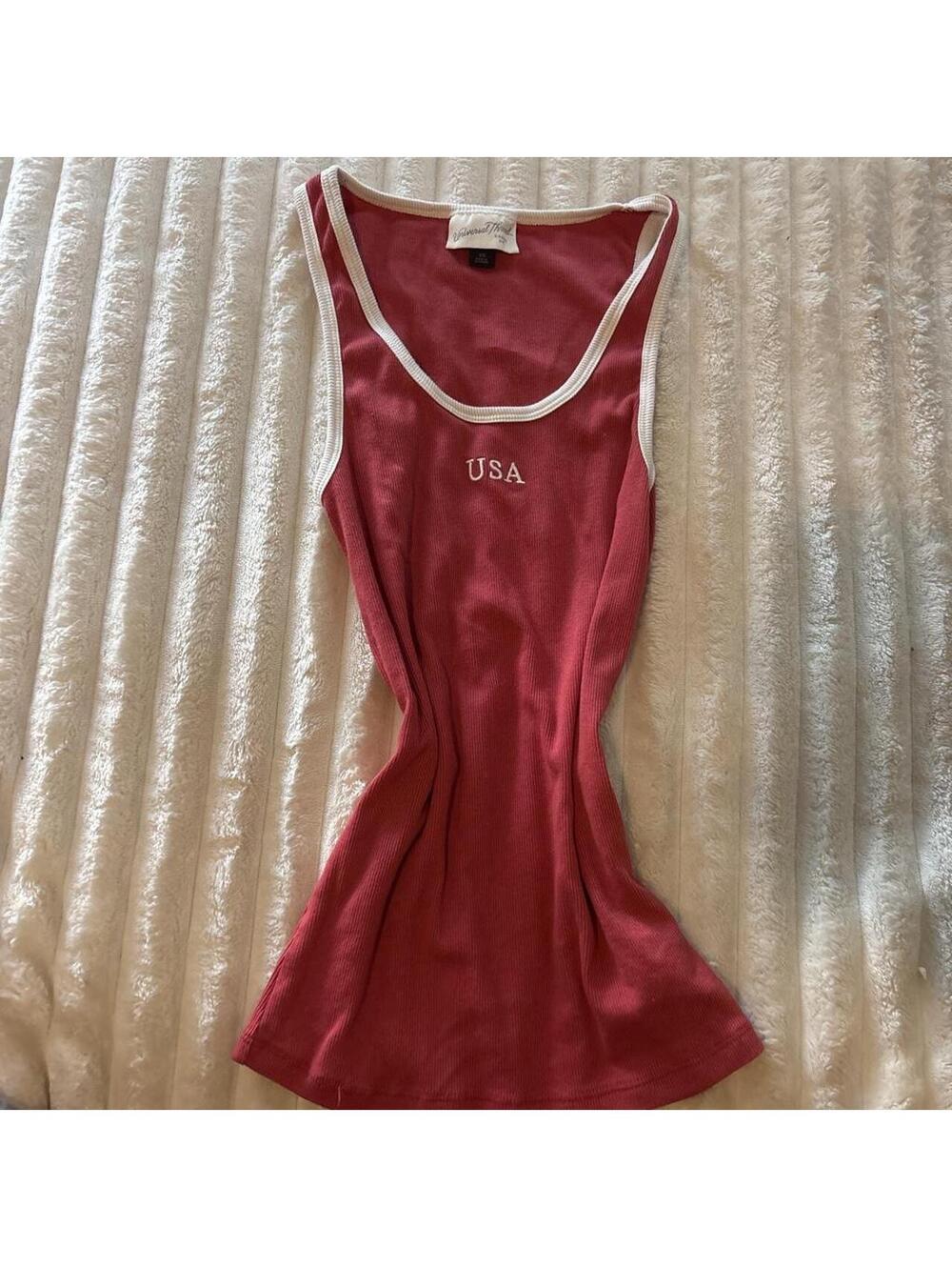 Universal Thread Women's Pink and Red Vests-tanks-cami